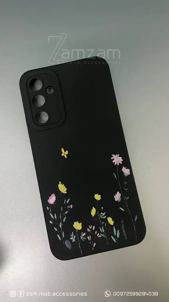 كفر اسود ورد  (Samsung A04)