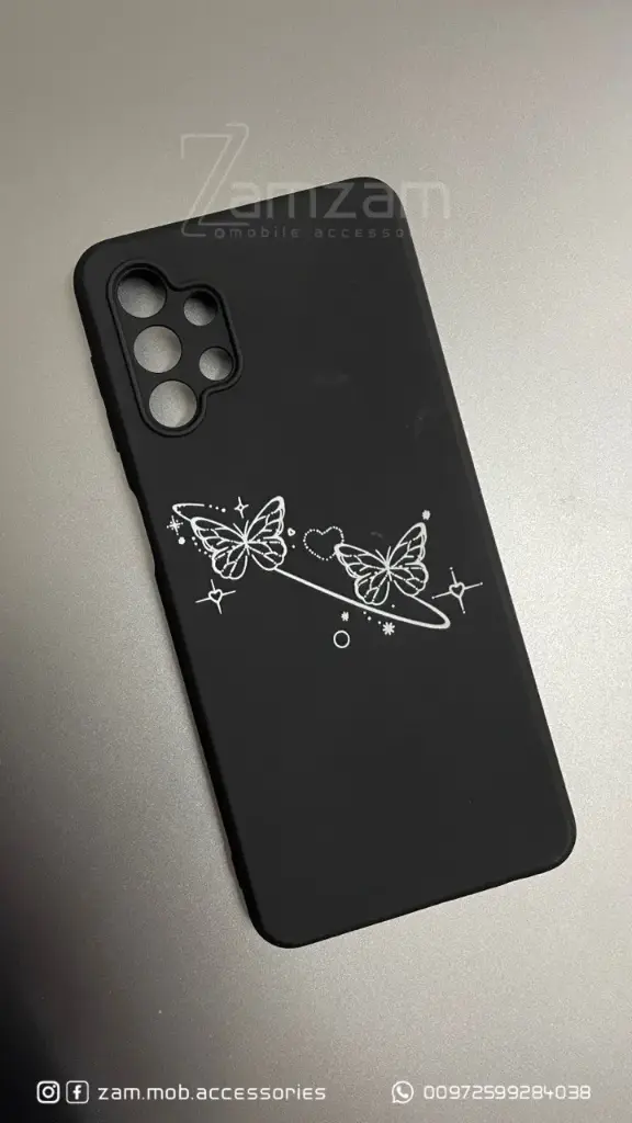 كفر فراشة اسود  (Samsung A32)