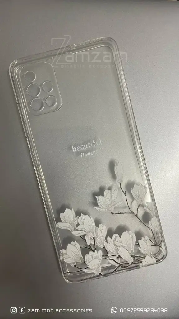 كفر شفاف ورد ابيض