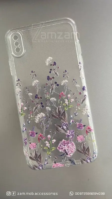 كفر ورد بنفسجي  (IPhone xs max)