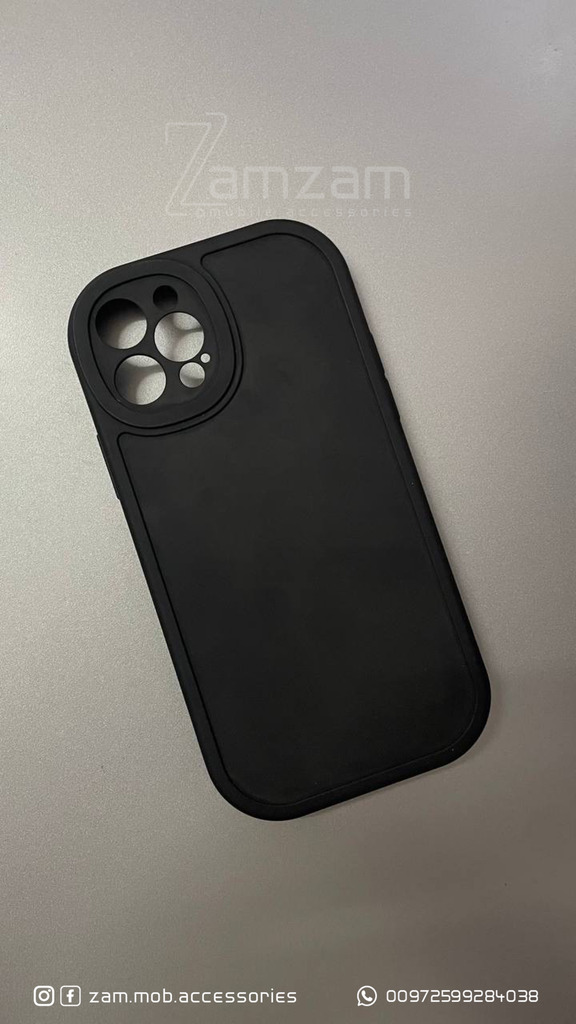 كفر اسود حواف  (iPhone 12 pro)