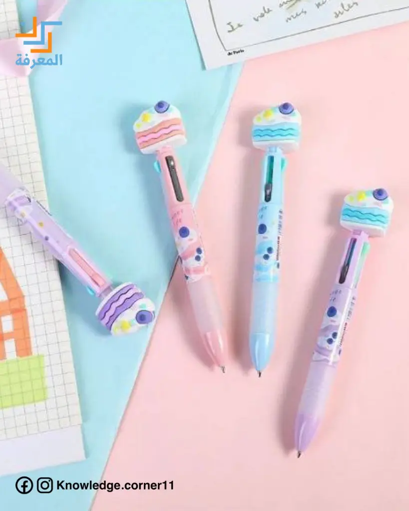 قلم الكعكة 4 الوان