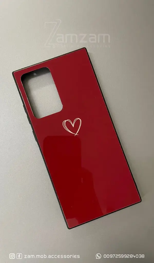 كفر احمر قلب  (Samsung note 20 Ultra)