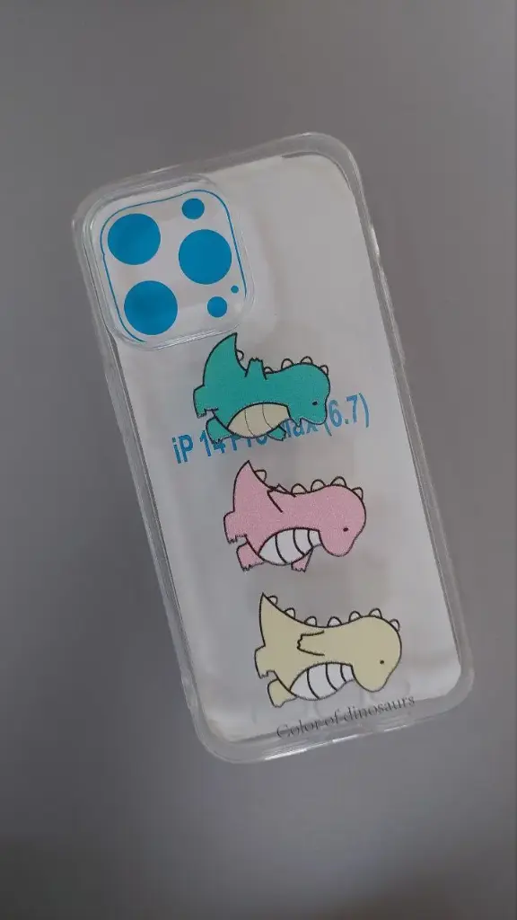 كفر شفاف ديناصور  (iPhone 14)