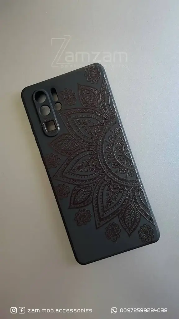 كفر اسود وردة  (oppo reno 5 5g)