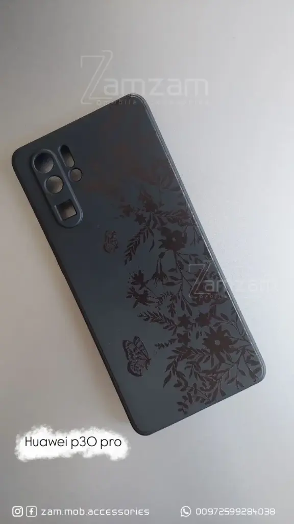 كفر اسود ورود  (oppo reno 5 5g)