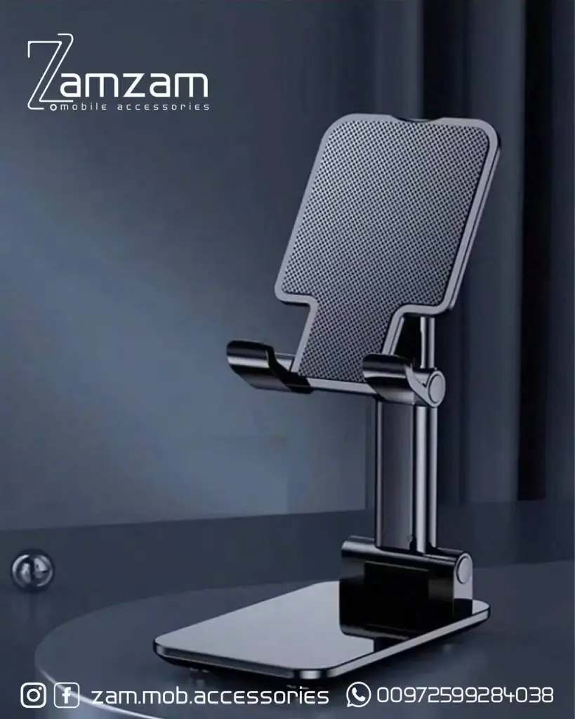 حامل موبايل باللون الأسود