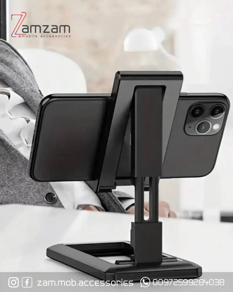 حامل موبايل باللون الأسود 2