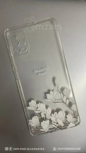 كفر شفاف ورد ابيض