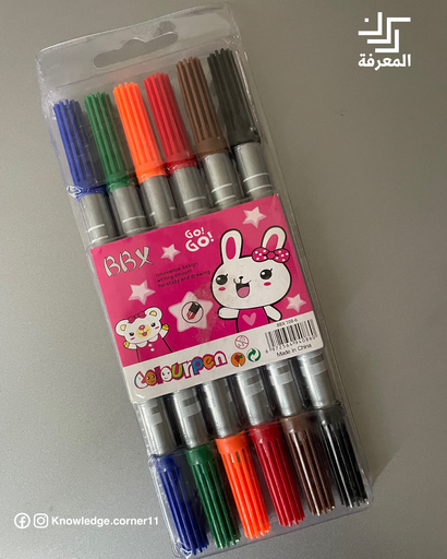 اقلام ملونة رأسين